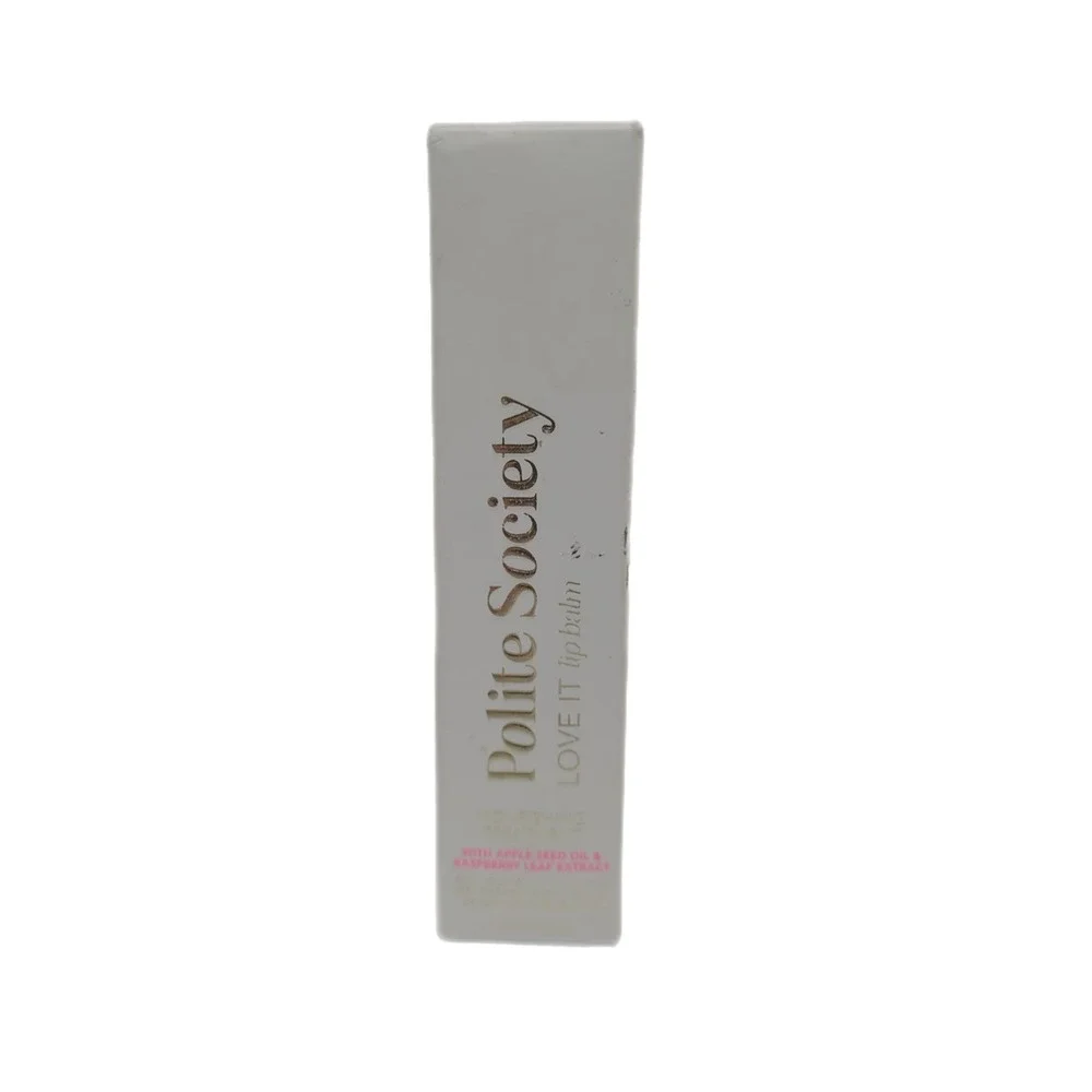Polite Society LOVE IT Lip Balm Daily Nude Nourishing Plumper  w/ Apple Seed Oil